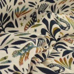 Tissu jacquard Jungle Mystic multicouleurs