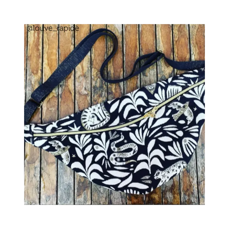 Tissu jacquard Jungle Mystic multicouleurs
