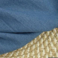 Tissu jean coton bleu