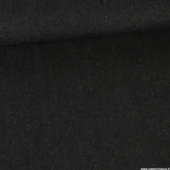 Tissu jean coton coloris noir