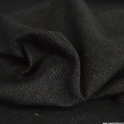 Tissu jean coton coloris noir