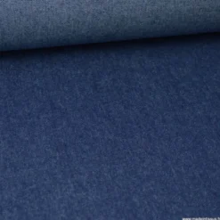 Tissu jean denim Lavé bleu foncé - OEKO TEX
