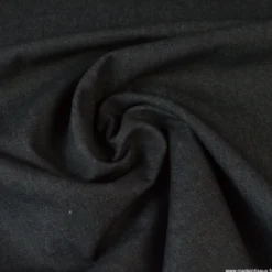 Tissu jean denim Lavé Noir - OEKO TEX