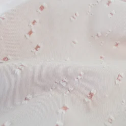 Tissu jean Rose clair Fantaisie troué
