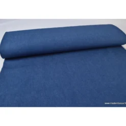 Tissu jean stretch coloris bleu denim
