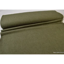 Tissu jean stretch coloris kaki