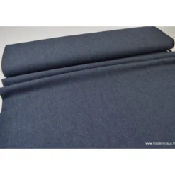 Tissu jean stretch coloris marine