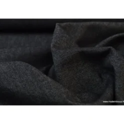 Tissu jean stretch coloris noir