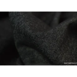 Tissu jean stretch coloris noir