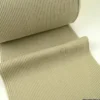 Tissu jersey Bord-côte Tubulaire côtelé Beige - oeko tex