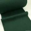 Tissu jersey Bord-côte Tubulaire côtelé vert bouteille - oeko tex