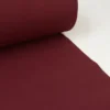 Tissu jersey Bord-côte Tubulaire Bordeaux