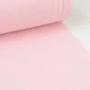 Tissu jersey Bord-côte Tubulaire Rose clair