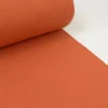 Tissu jersey Bord-côte Tubulaire Terracotta