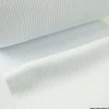 Tissu jersey Bord-côte Tubulaire côtelé Blanc - oeko tex