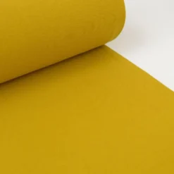 Tissu jersey Bord-côte Tubulaire Moutarde