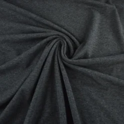 Tissu jersey chiné coloris gris anthracite - oeko tex