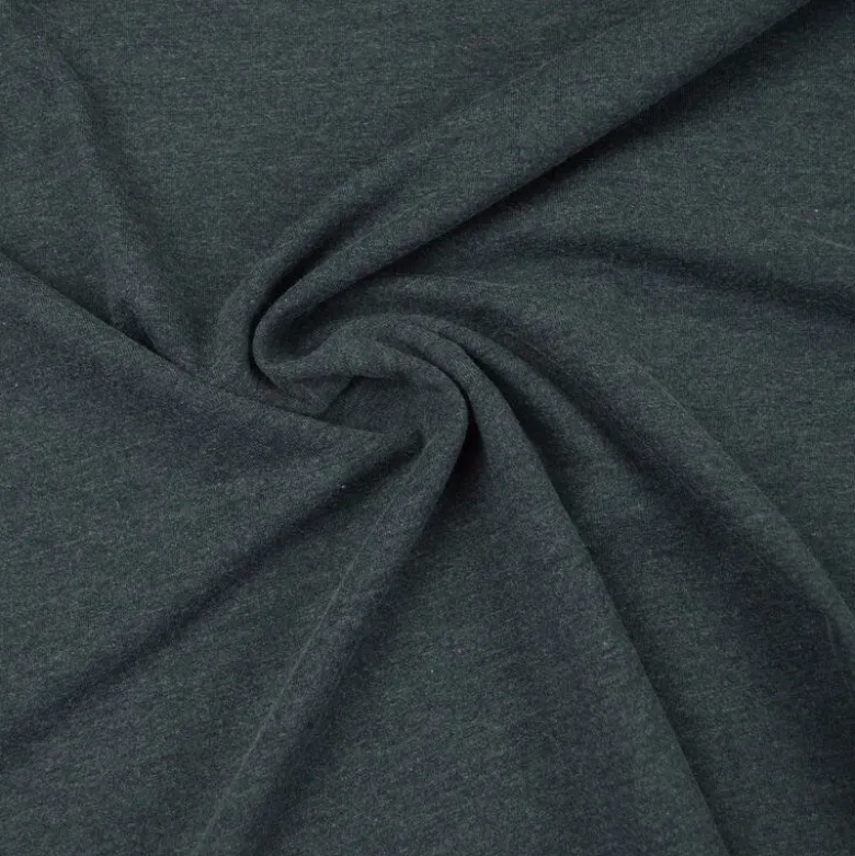 Tissu jersey chiné coloris Marine - OEKO TEX