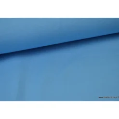 Tissu JERSEY coton elasthanne bleu - OEKO TEX