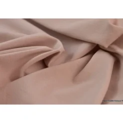 Tissu JERSEY coton elasthanne rose poudré - OEKO TEX
