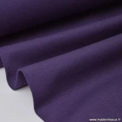 Tissu JERSEY coton élasthanne violet - OEKO TEX