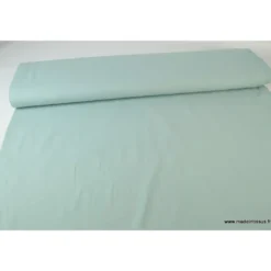 tissu JERSEY coton élasthanne uni celadon - OEKO TEX