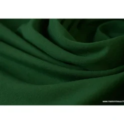 tissu JERSEY coton élasthanne uni bouteille - OEKO TEX