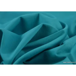 Tissu JERSEY coton élasthanne turquoise - OEKO TEX