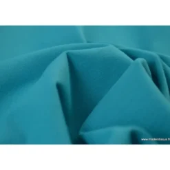 Tissu JERSEY coton élasthanne turquoise - OEKO TEX