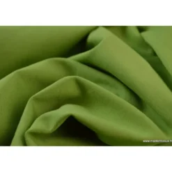 Tissu JERSEY coton élasthanne tilleul - OEKO TEX