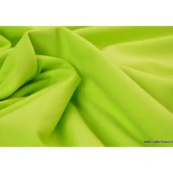 Tissu JERSEY coton élasthanne anis - OEKO TEX