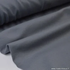 Tissu JERSEY coton élasthanne gris - OEKO TEX