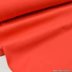 Tissu JERSEY coton élasthanne rouge - OEKO TEX