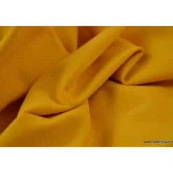 Tissu JERSEY coton élasthanne Jaune foncé - OEKO TEX