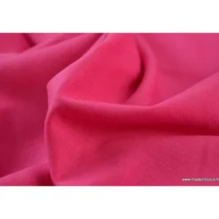 Tissu JERSEY coton élasthanne fuchsia - OEKO TEX