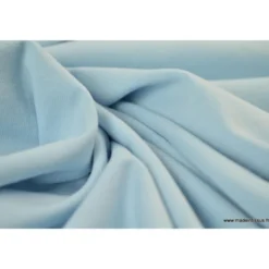 Tissu JERSEY coton élasthanne ciel - OEKO TEX
