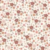 Tissu jersey de coton Daria motif fleurs fond blanc cassé - OEKO TEX