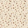Tissu jersey de coton Polina motif fleurs fond beige - OEKO TEX