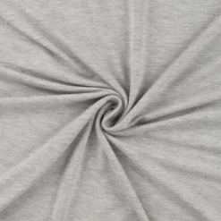 Tissu Jersey de viscose de bambou gris clair mélangé - OEKO TEX