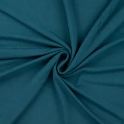 Tissu Jersey de viscose de bambou Pétrole - OEKO TEX