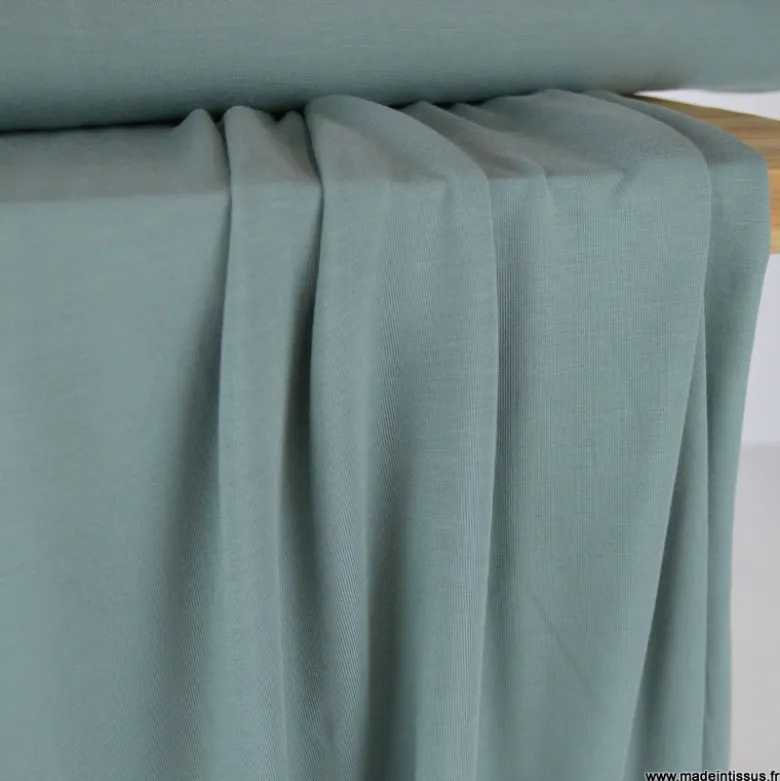 Tissu Jersey de viscose de bambou Céladon foncé - OEKO TEX