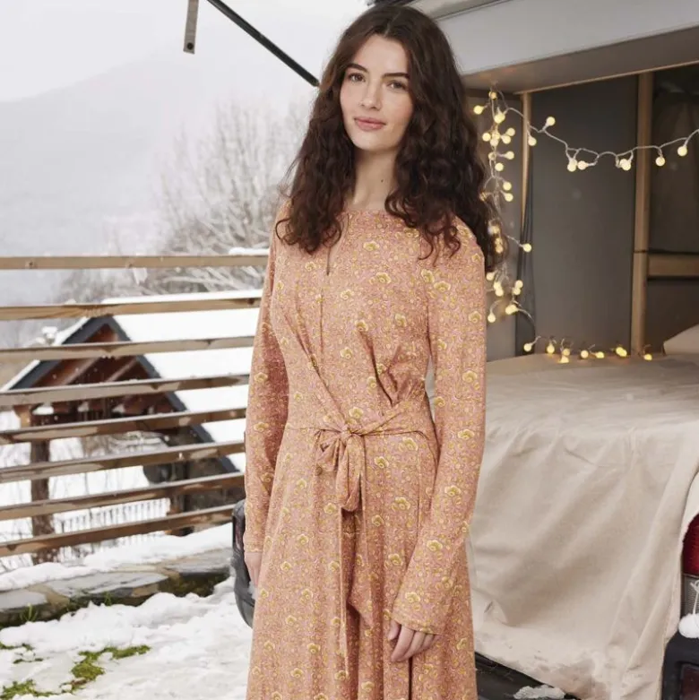 Tissu jersey de viscose motif Romantic flow - OEKO TEX