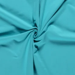 Tissu jersey French terry coloris bleu turquoise - OEKO TEX