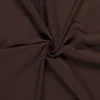 Tissu jersey French terry coloris marron foncé - OEKO TEX
