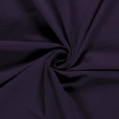 Tissu jersey French terry coloris Aubergine - OEKO TEX