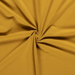 Tissu jersey French terry coloris Moutarde - OEKO TEX