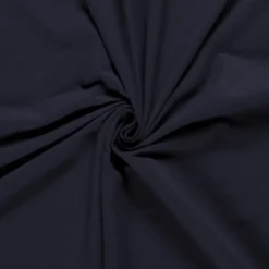 Tissu jersey French terry coloris bleu marine - OEKO TEX