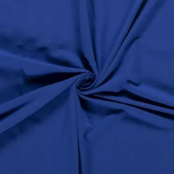 Tissu jersey French terry coloris bleu cobalt - OEKO TEX
