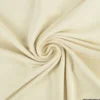 Tissu jersey French terry coton bio écru lavé - OEKO TEX