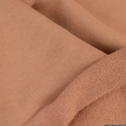 Tissu jersey French terry uni cassonade - OEKO TEX